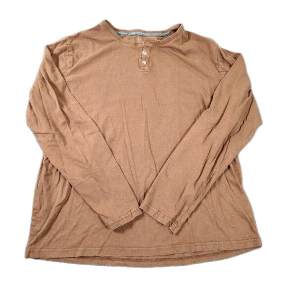 Free Fly Other - Free Fly Bamboo Flex Henley Shirt Mens L Rust Lightweight Stretch UPF